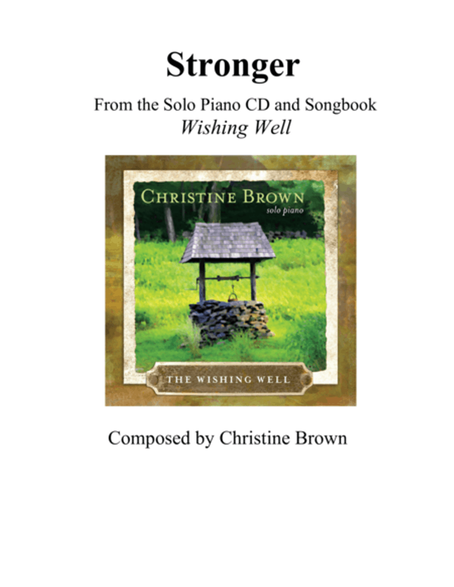 Stronger Piano Solo scores gallery preview page 1