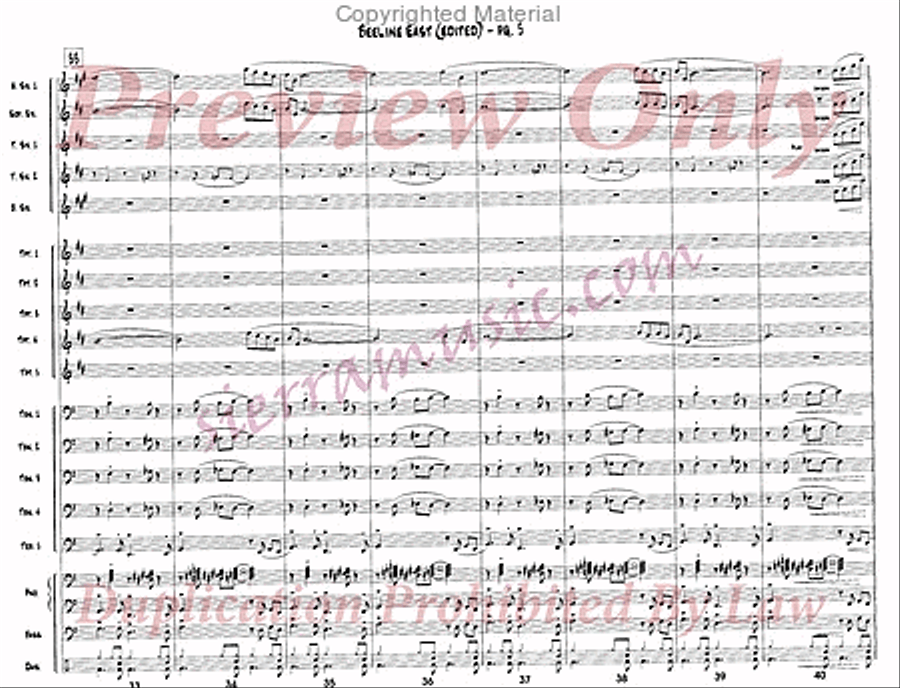 Beeline East Beeline East Jazz Ensemble scores gallery preview page 6