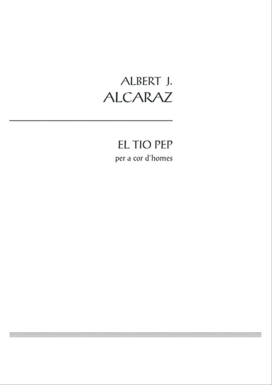 El tio Pep El tio Pep TTBB scores gallery preview page 3