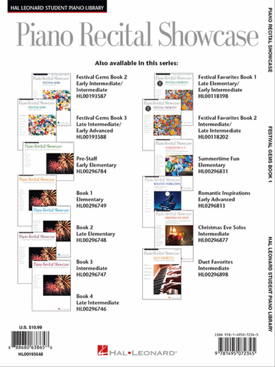 Festival Gems Book 1 – 10 Outstanding NFMC Elementary/Late Elementary Solos Piano Method scores gallery preview page 5