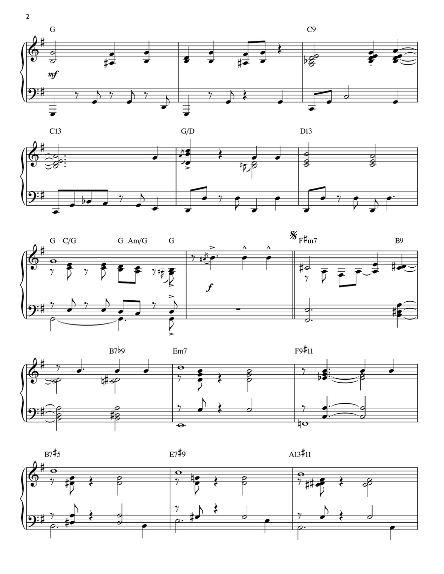 This Can't Be Love [Jazz version] (arr. Brent Edstrom) Piano Solo scores gallery preview page 2