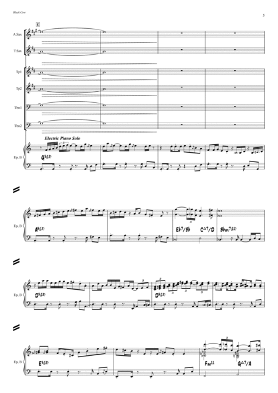 Black Cow Jazz Ensemble scores gallery preview page 5