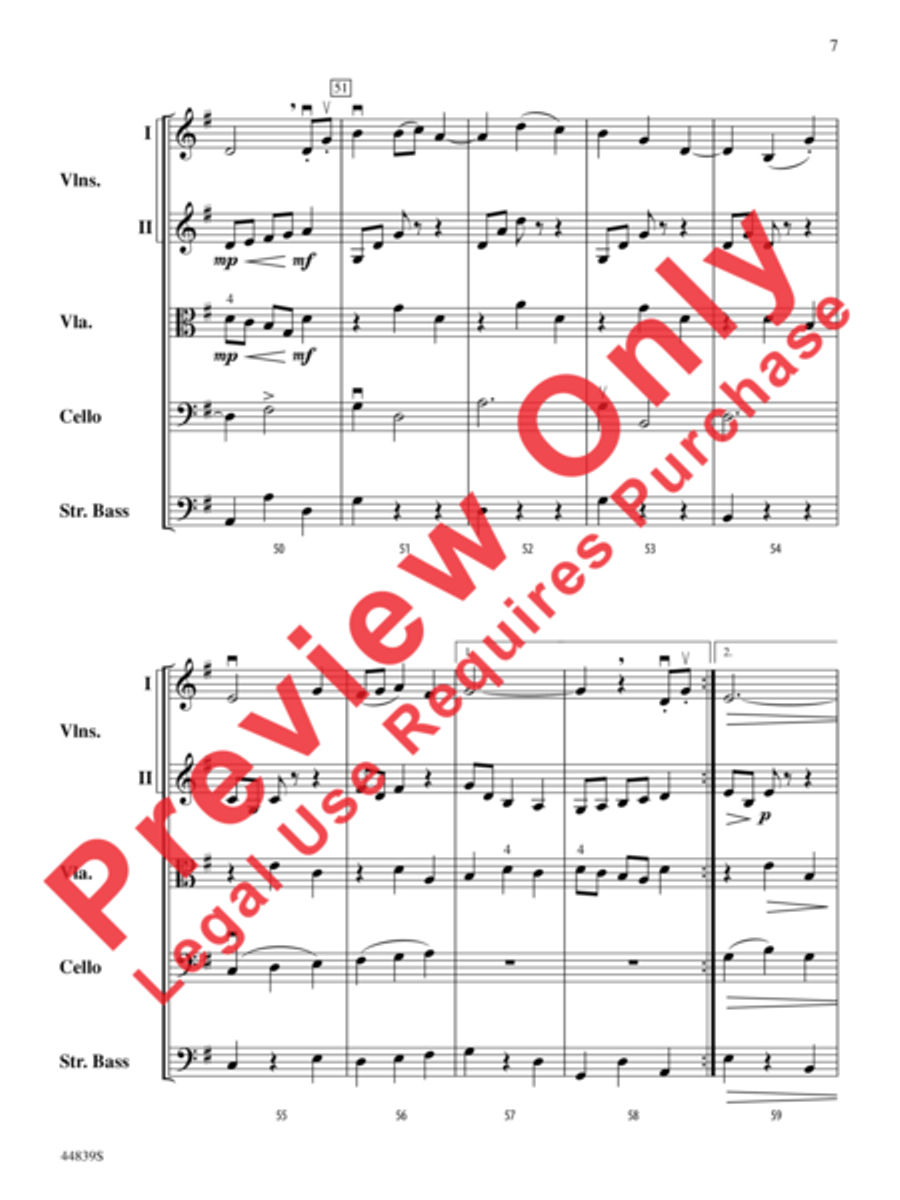 Acadia First Light String Orchestra scores gallery preview page 8