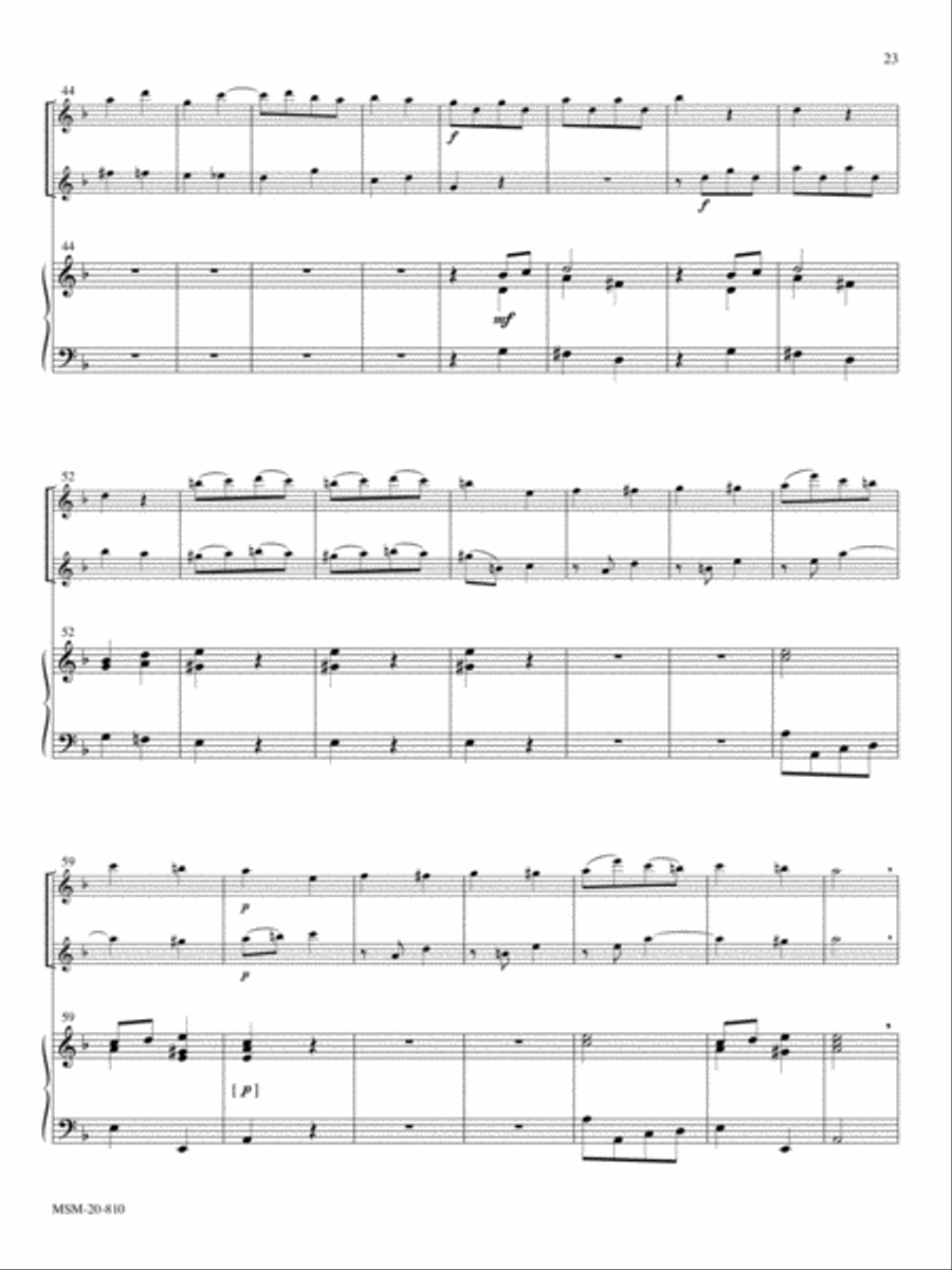 Largo and Allegro Organ scores gallery preview page 5