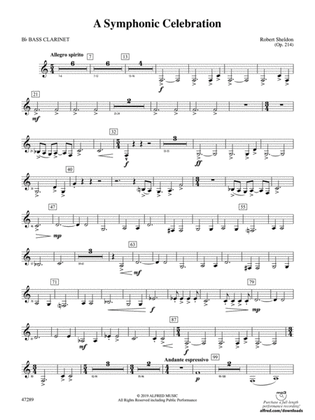 A Symphonic Celebration: B-flat Bass Clarinet