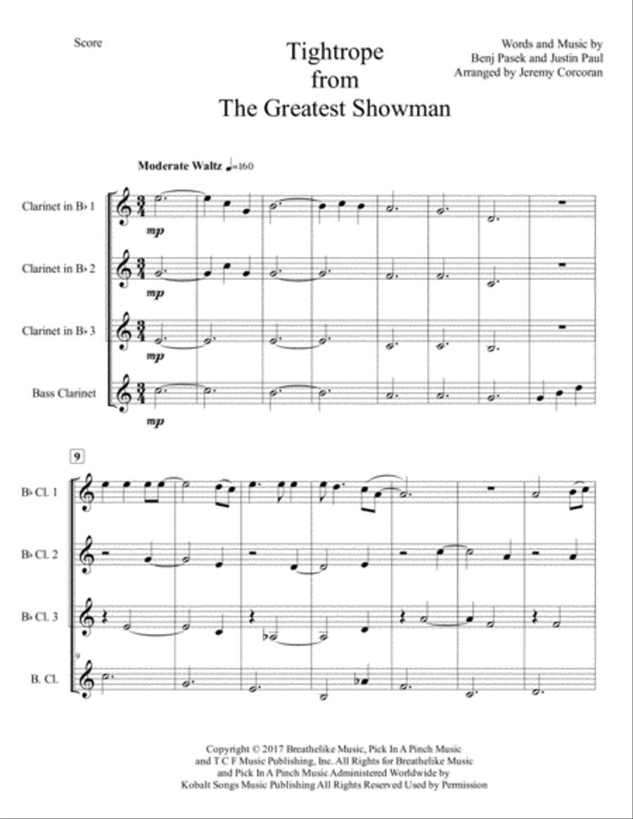 Tightrope Woodwind Quartet scores gallery preview page 2