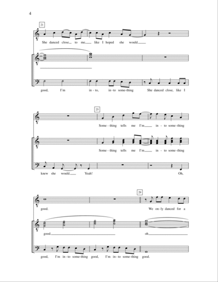 I'm into Something Good TTBB scores gallery preview page 4