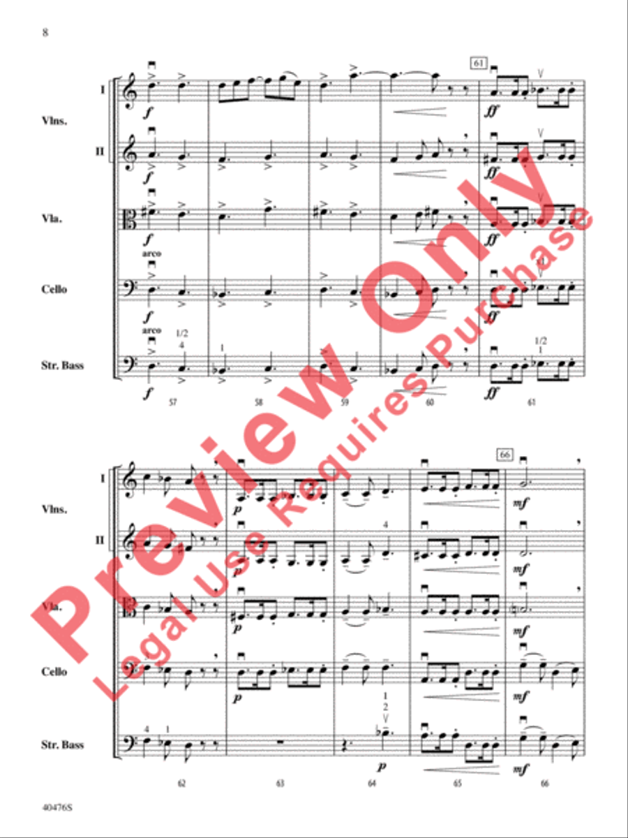 Pastorella String Orchestra scores gallery preview page 9