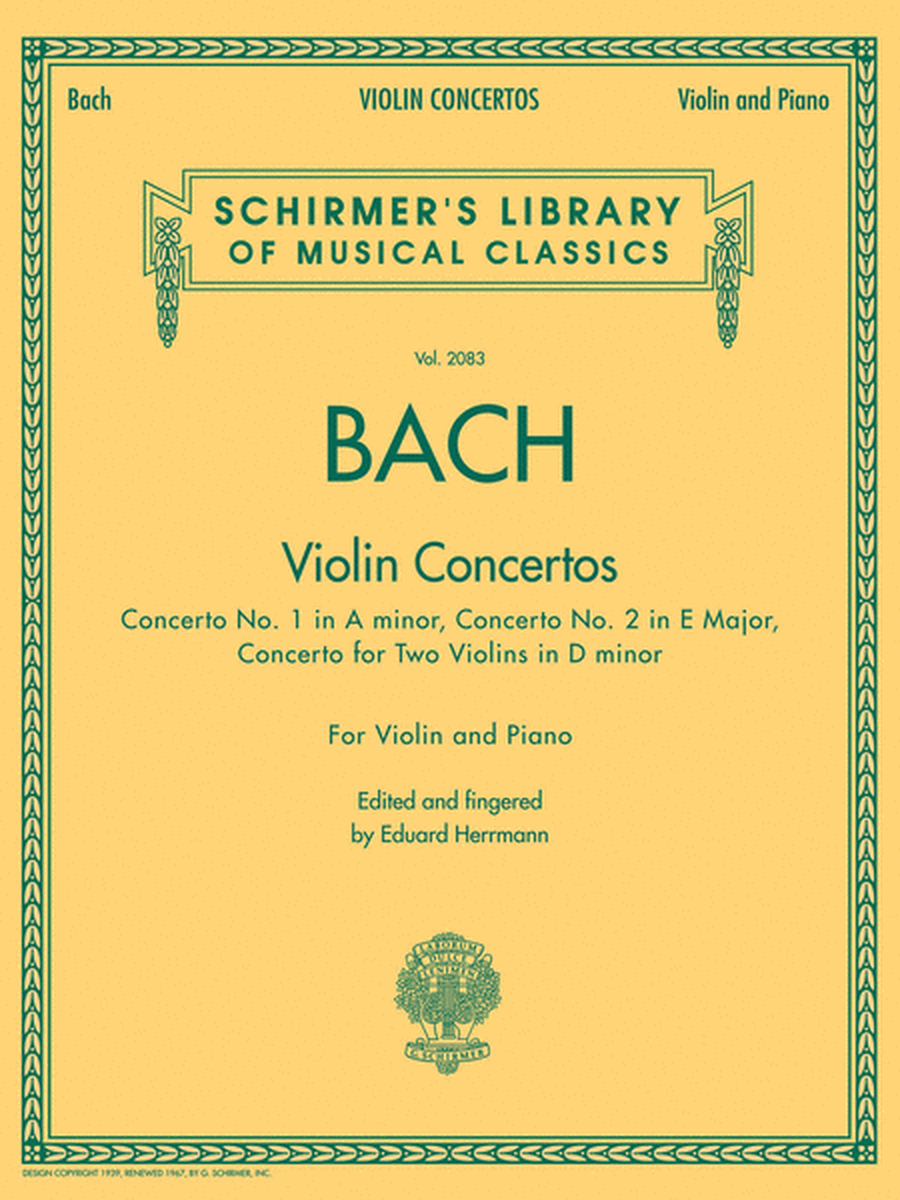 Bach – Violin Concertos