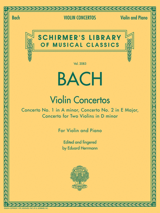 Bach – Violin Concertos