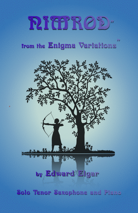 Book cover for Nimrod, from the Enigma Variations by Elgar, for Tenor Saxophone and Piano