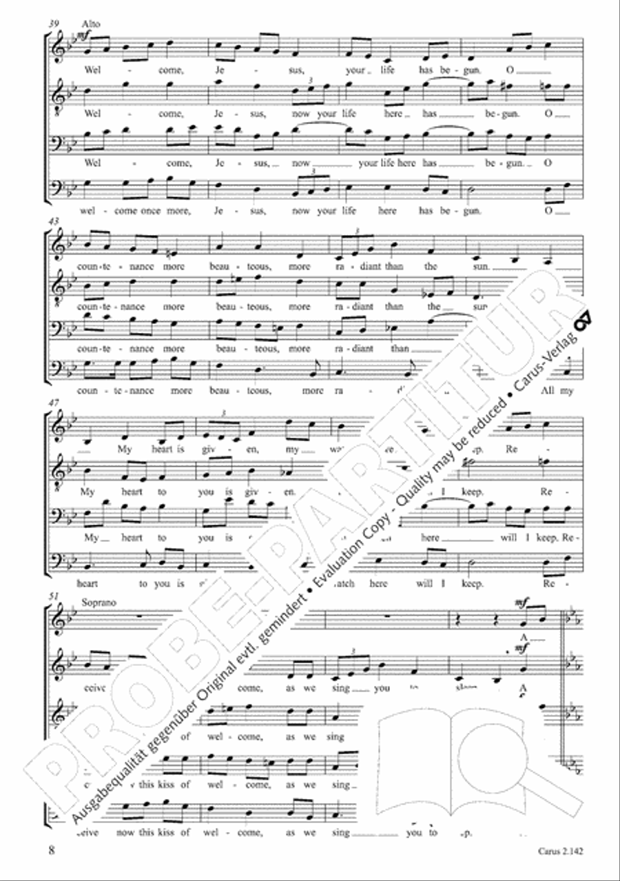 Christmas Carols of the World. Choral collection 4-Part scores gallery preview page 10