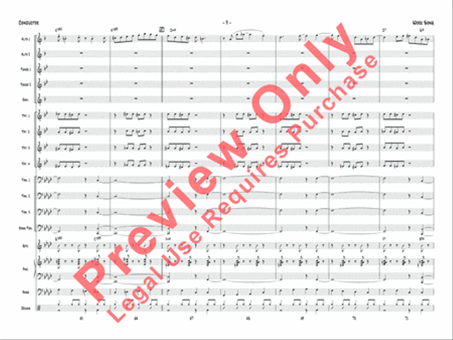 Work Song Jazz Ensemble scores gallery preview page 30