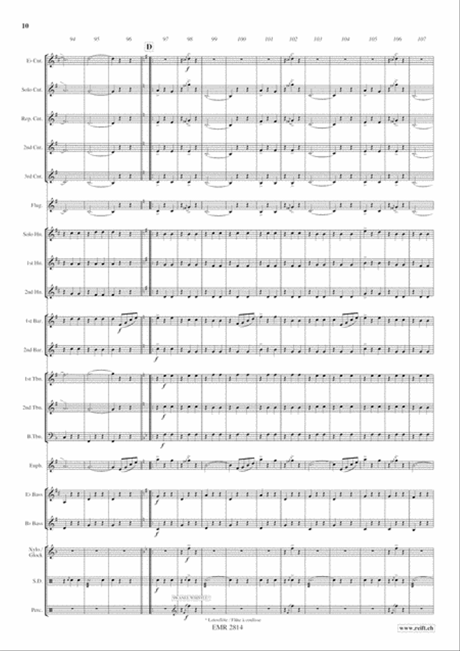 The Skaters' Waltz Brass Band scores gallery preview page 11