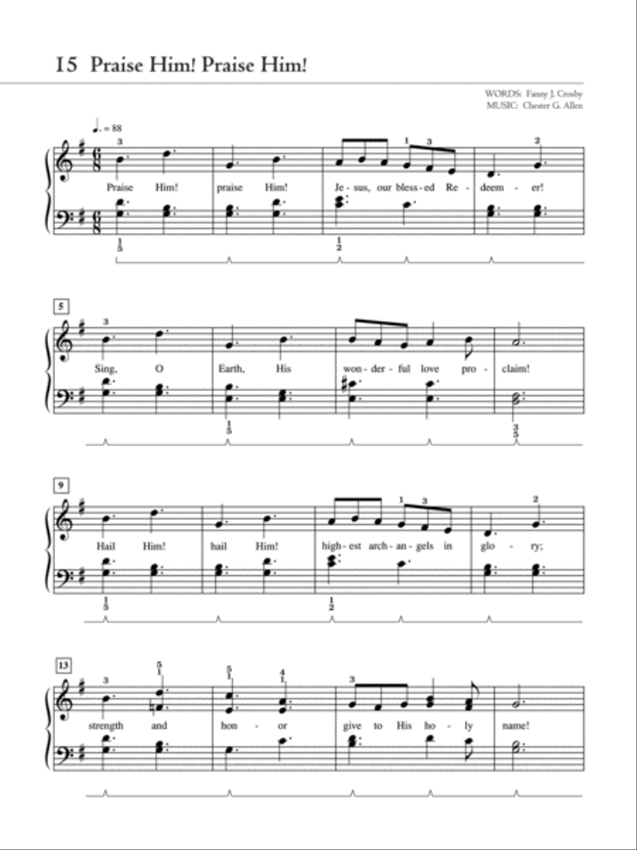 The Piano Student's Hymnal