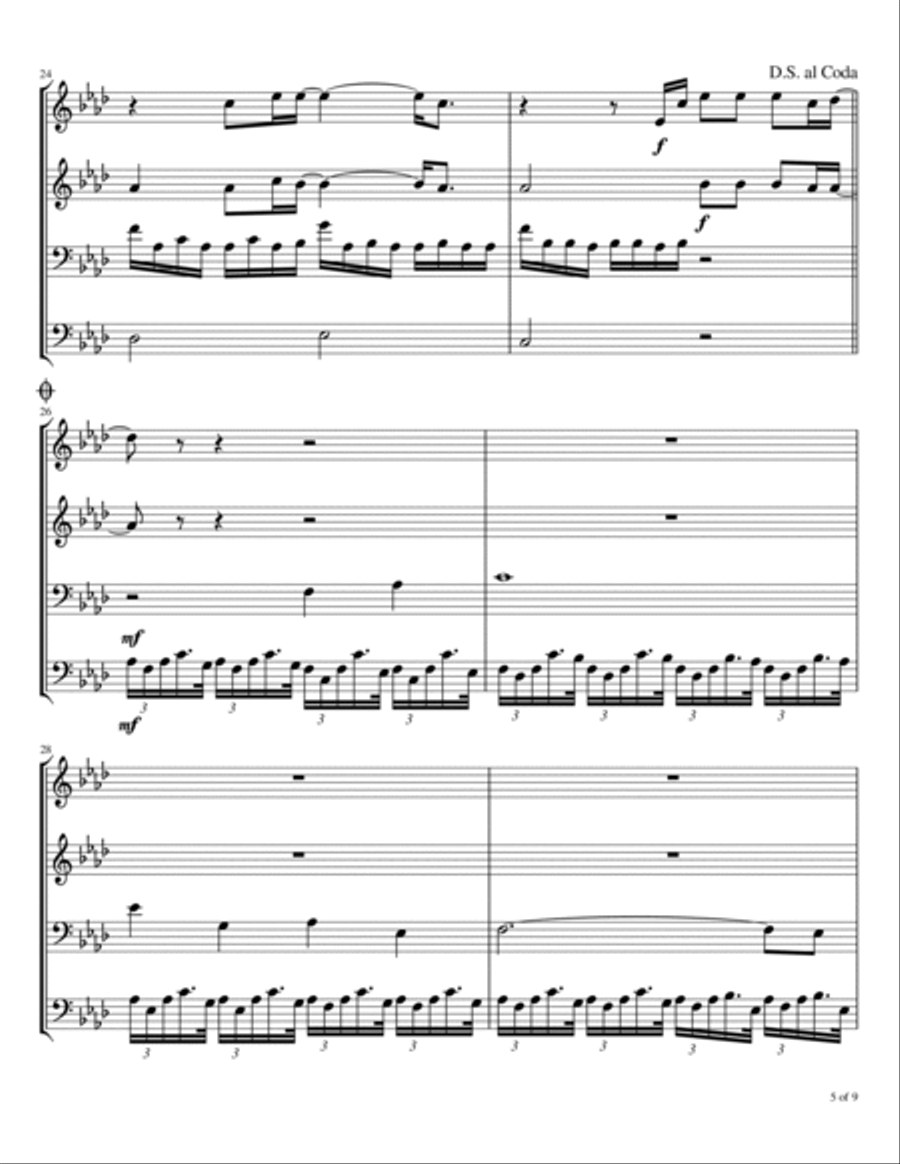 Sparrows Brass Ensemble scores gallery preview page 6