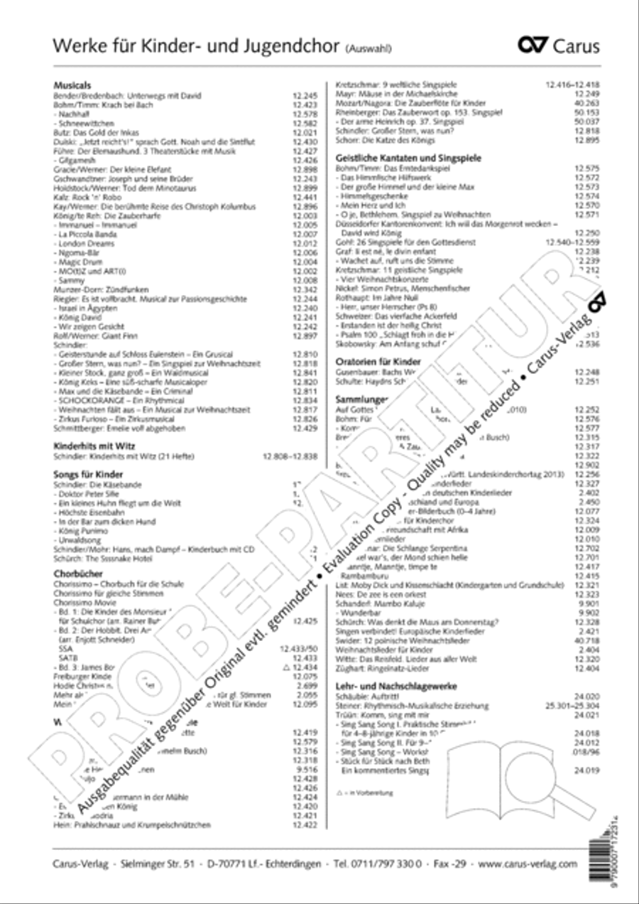 Gruselsongs, Band 1 Choir scores gallery preview page 29