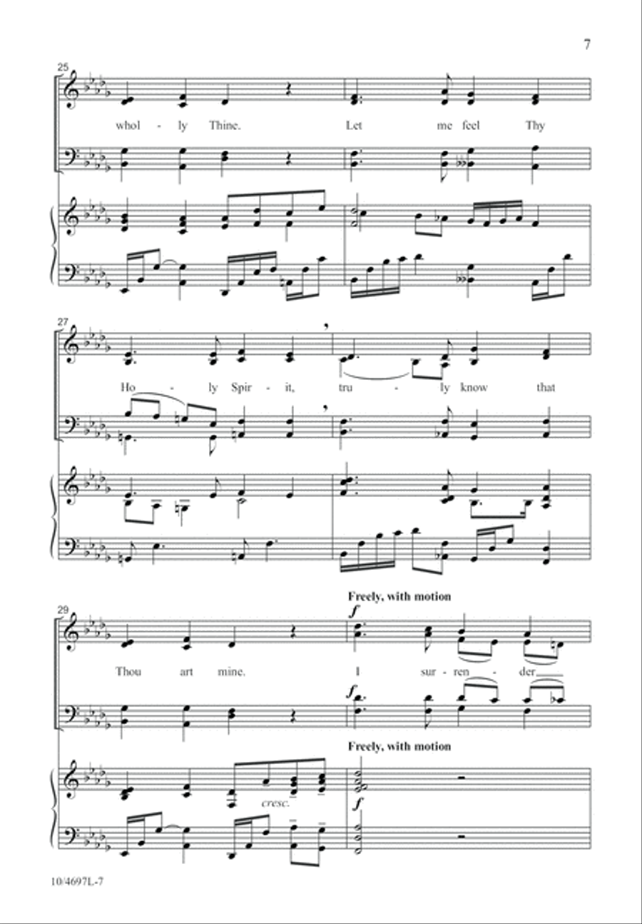 I Surrender All 4-Part scores gallery preview page 7
