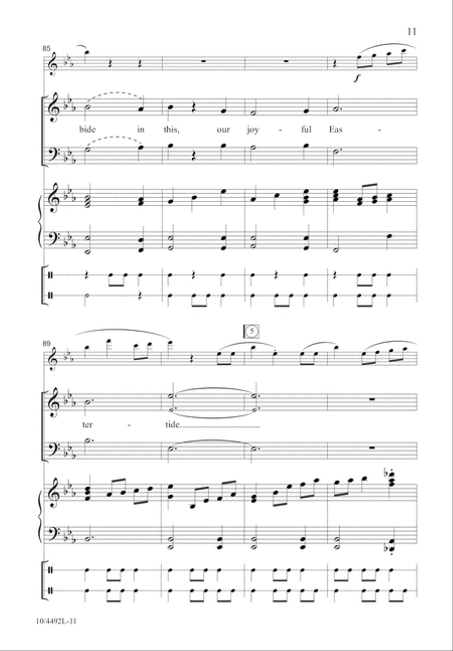 A Gaelic Easter Celebration 2-Part scores gallery preview page 11