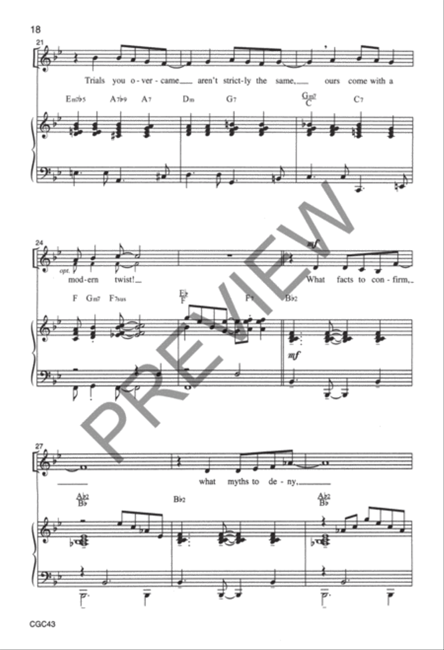 All God's Children Preview Kit (Score & CD) Choir scores gallery preview page 11