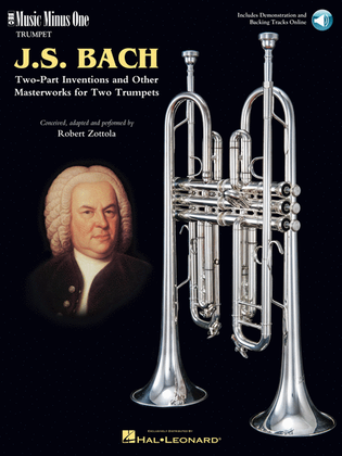 Book cover for Johann Sebastian Bach: Two-Part Inventions for Two Trumpets