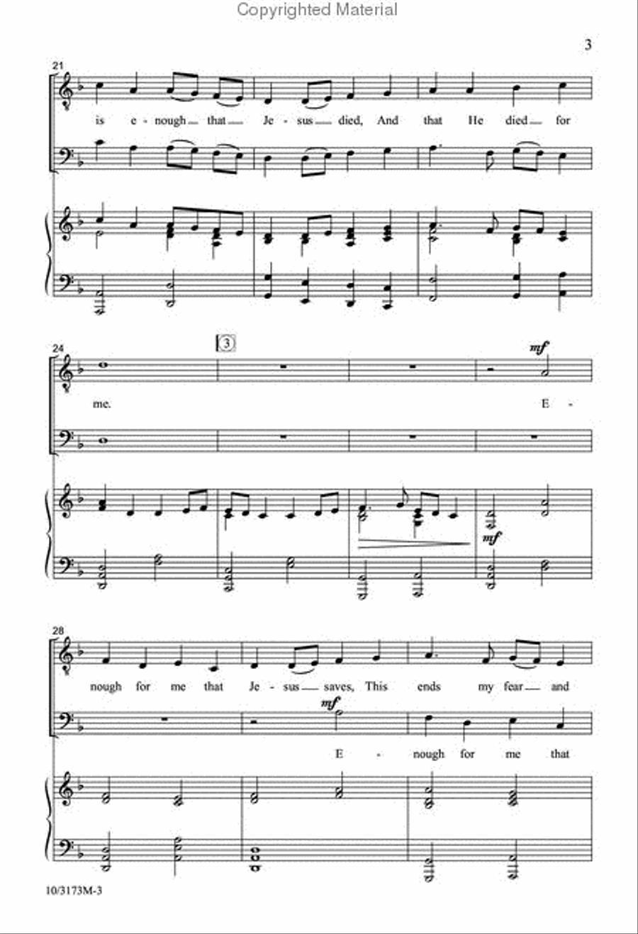 My Faith Has Found a Resting Place TB scores gallery preview page 4