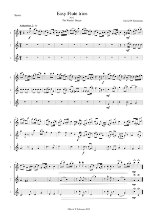 15 easy flute trios