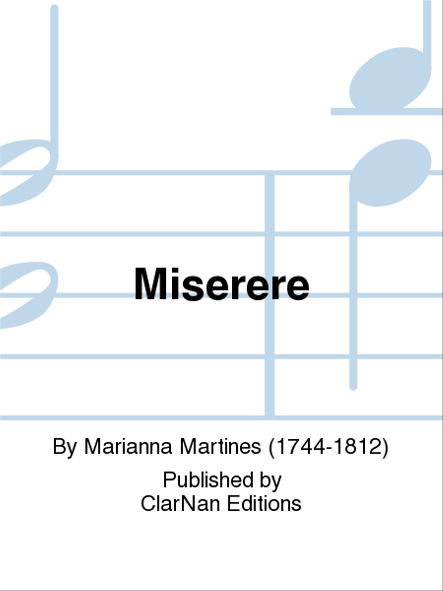 Miserere 4-Part scores gallery preview page 1
