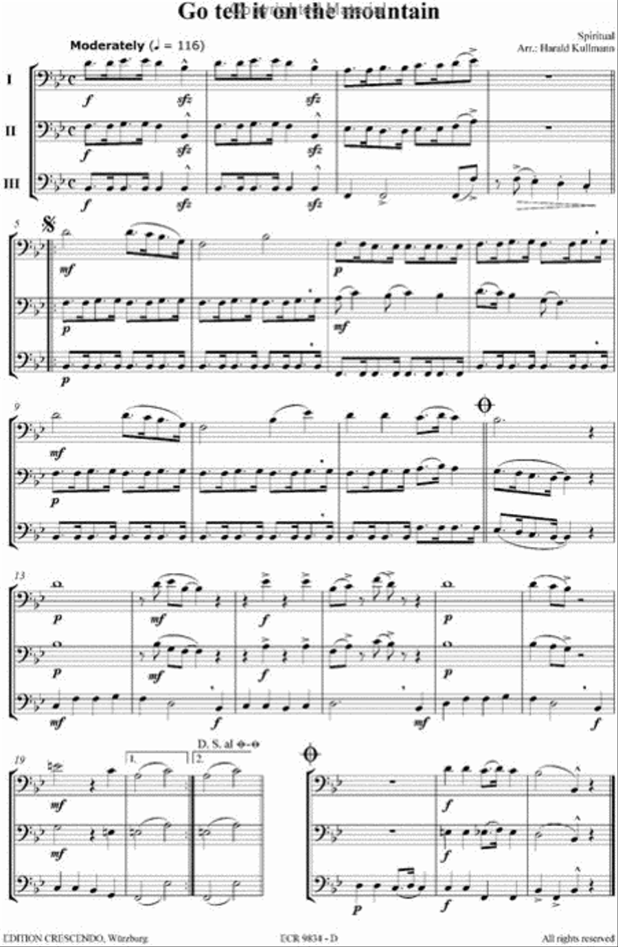 Gospels & Spirituals - Gem. Bes. Score scores gallery preview page 2