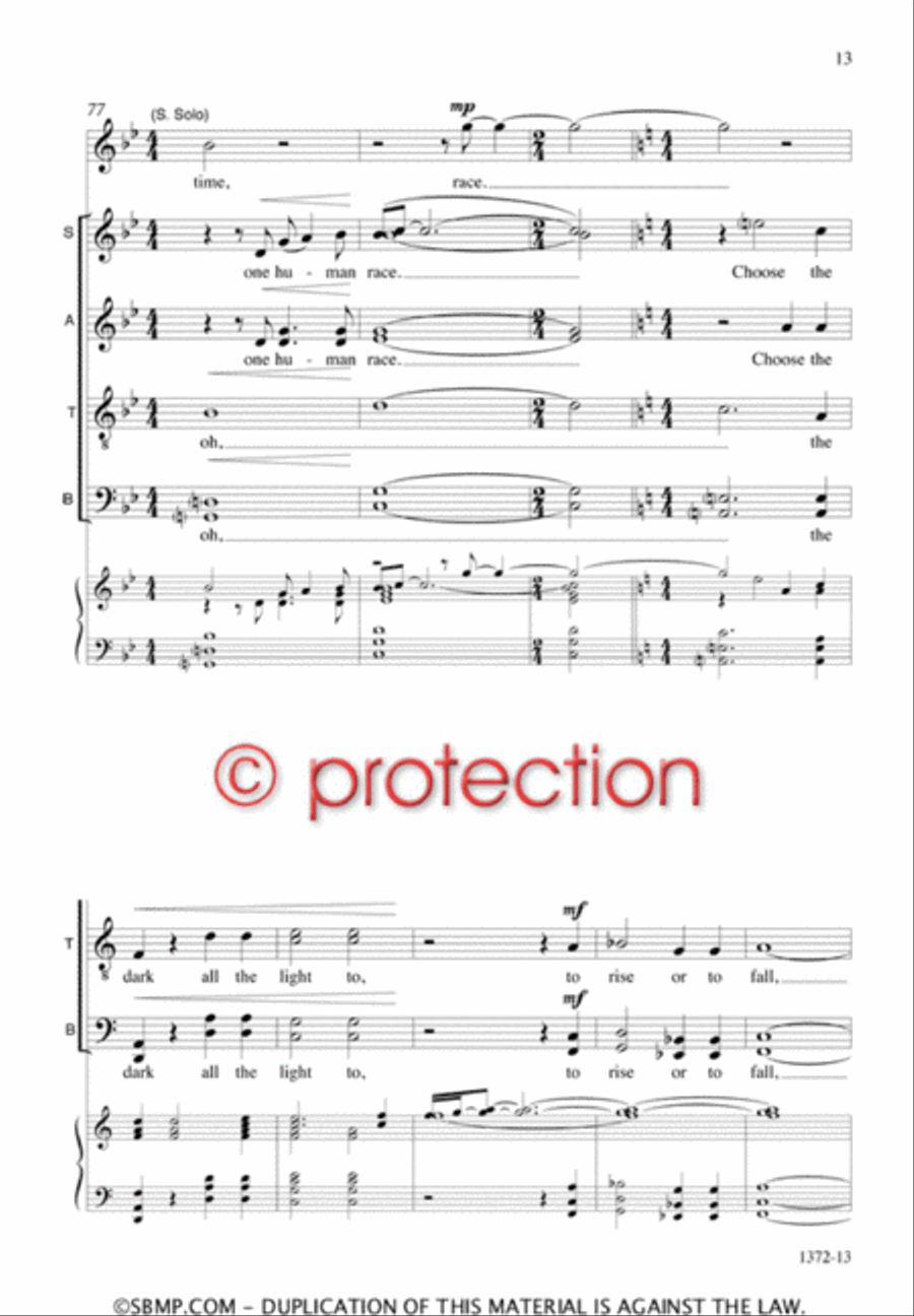 Infinity - SATB divisi Octavo Divisi scores gallery preview page 12