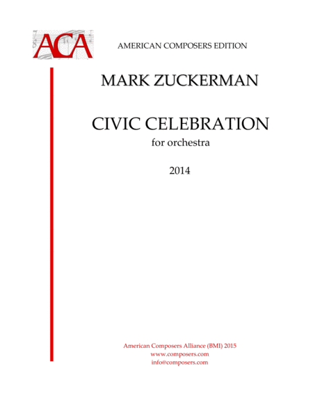 [Zuckerman] Civic Celebration