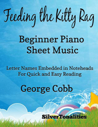 Book cover for Feeding the Kitty Rag Beginner Piano Sheet Music