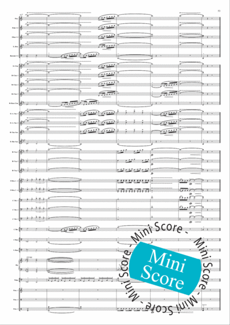 Songs of Liberation Concert Band scores gallery preview page 57