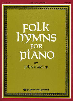Book cover for Folk Hymns for Piano