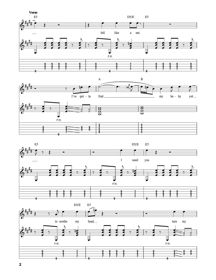 Bad Case Of Loving You Acoustic Guitar scores gallery preview page 2