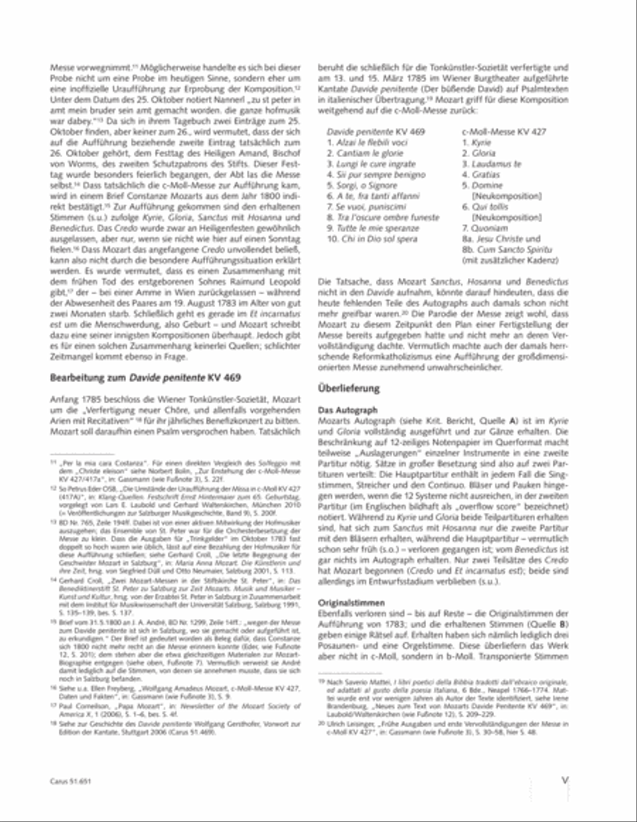 C Minor Mass, K. 427 (Missa in c KV 427) 4-Part scores gallery preview page 6