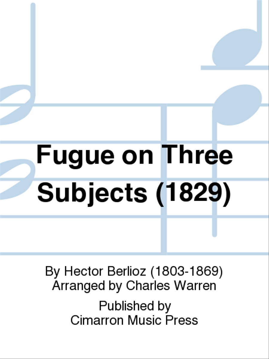 Fugue on Three Subjects (1829) Brass Quintet scores gallery preview page 1