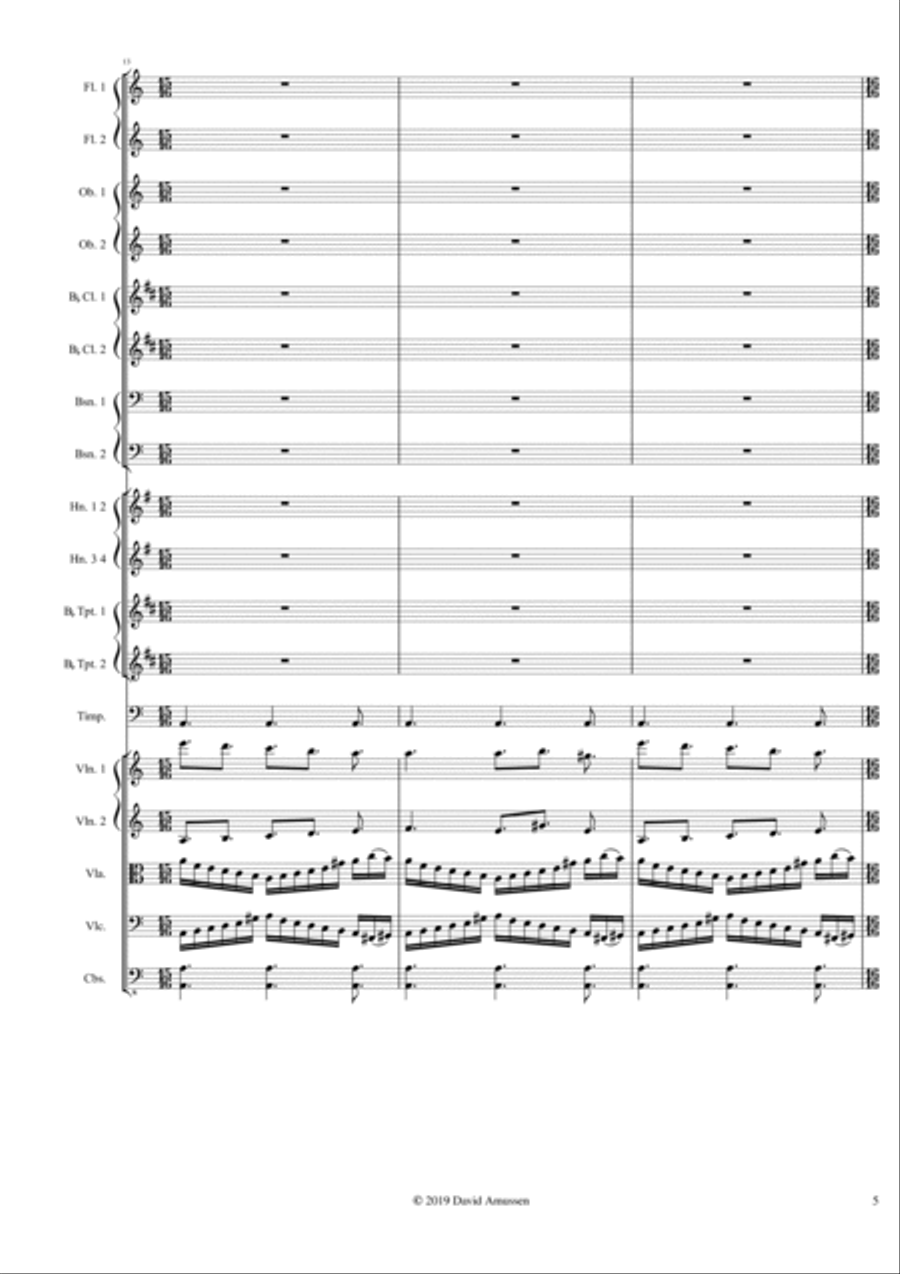 The Challenge of a Hero Full Orchestra scores gallery preview page 5