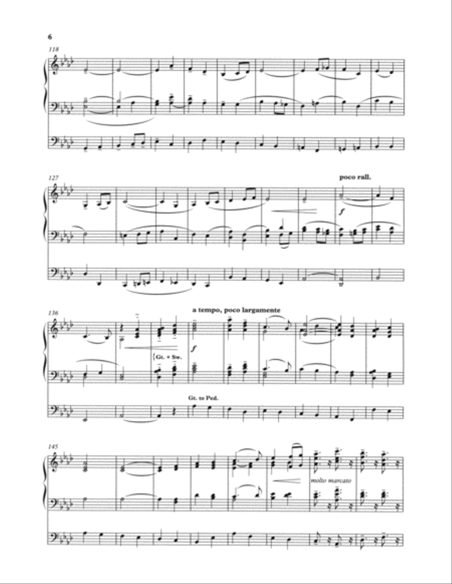 Crown Imperial Organ Solo scores gallery preview page 6