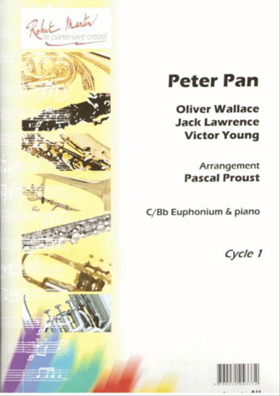 Peter pan, pour tuba, euphonium, saxhorns Euphonium scores gallery preview page 1