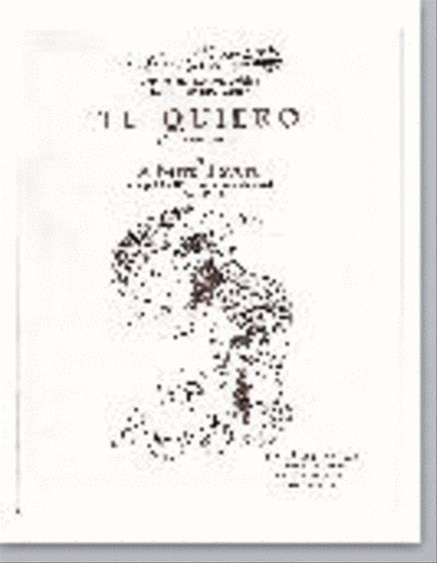 te quiero te quiero 4-Part scores gallery preview page 1