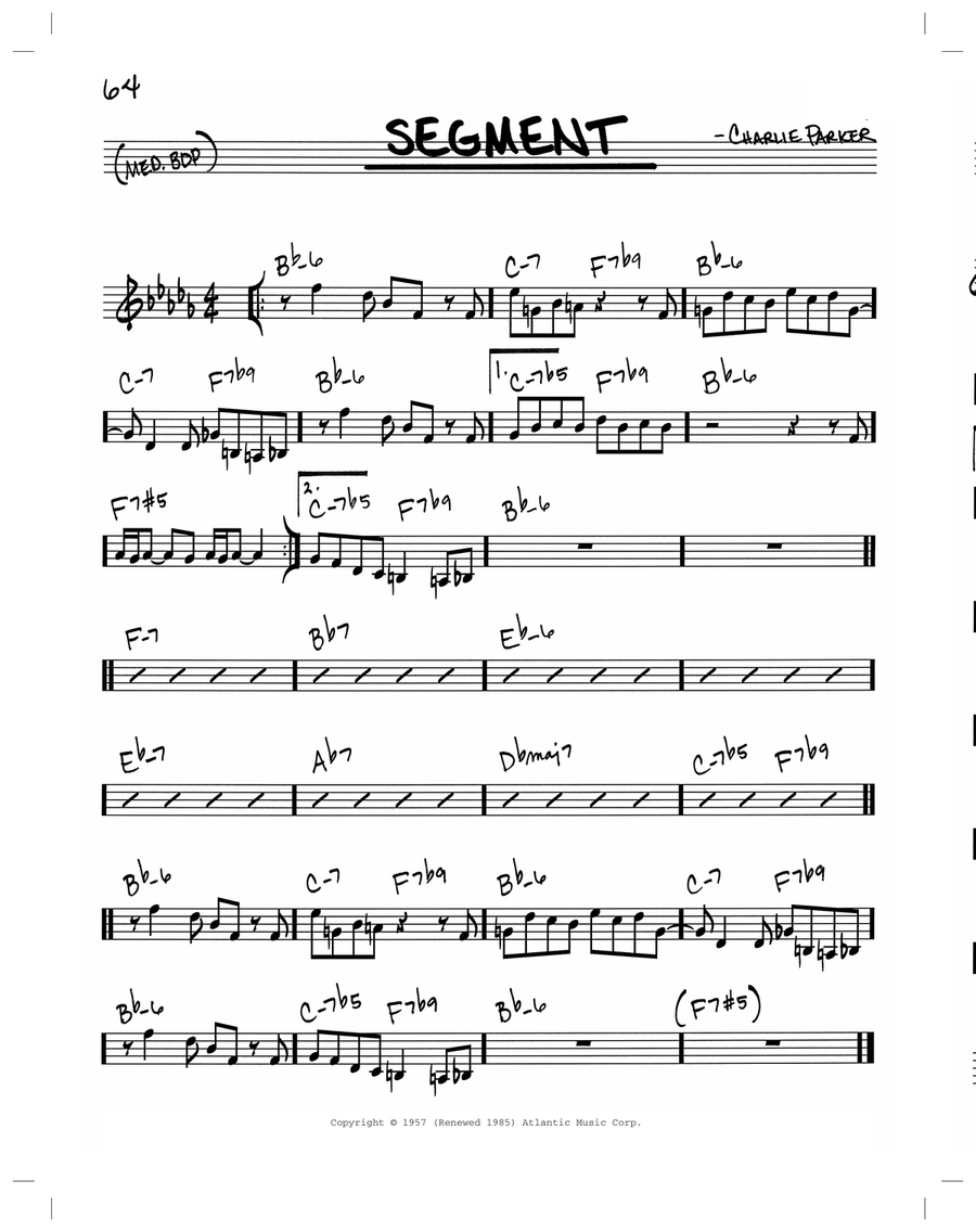 Segment C Instrument scores gallery preview page 1
