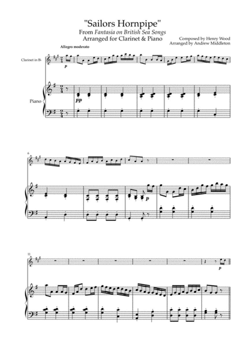 Sailor's Hornpipe arranged for Clarinet & Piano image number null