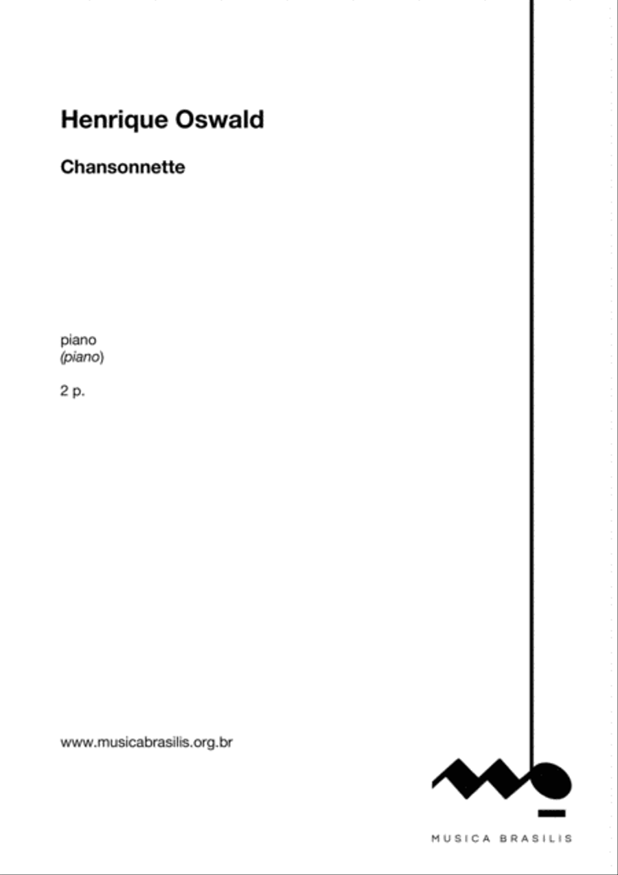 Chansonnette Piano Solo scores gallery preview page 2
