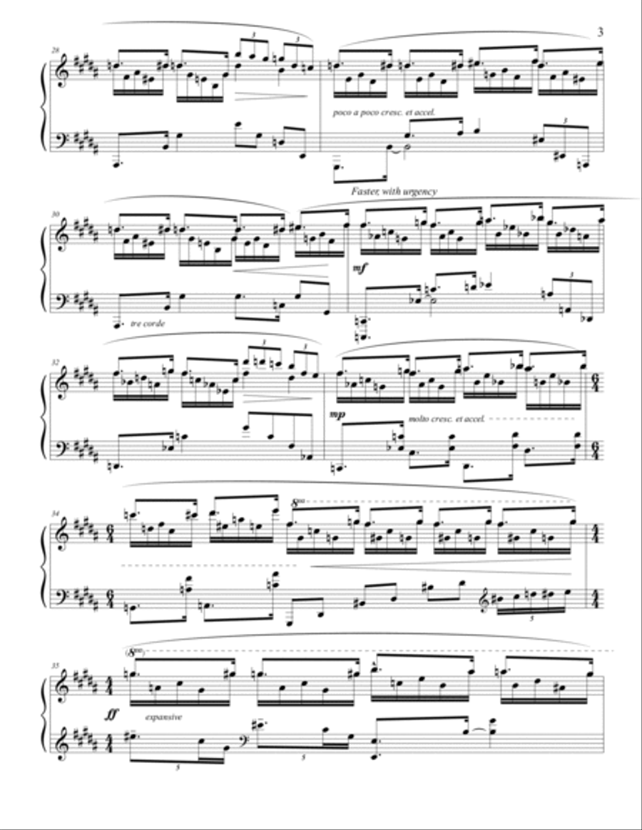 Nocturne Piano Solo scores gallery preview page 3