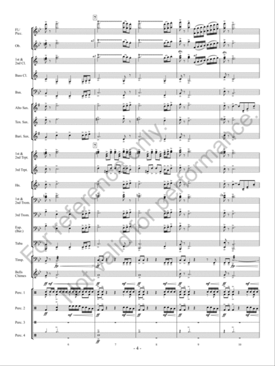 Jubilee 150 Concert Band scores gallery preview page 5