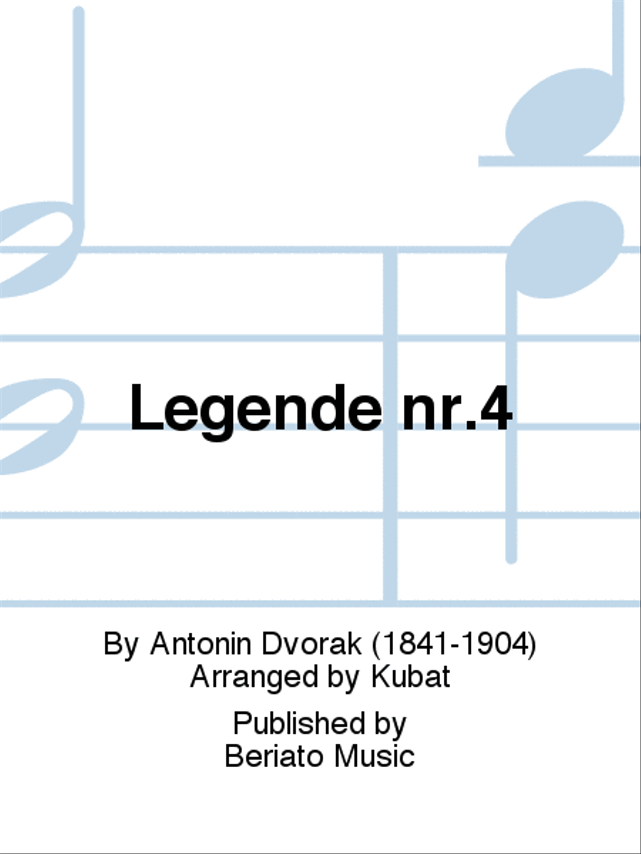 Legende nr.4 Legende nr.4 Concert Band scores gallery preview page 1