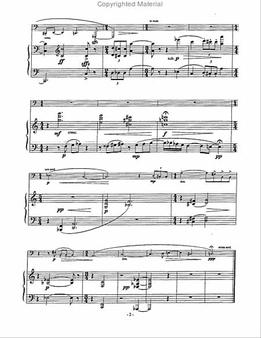Three Inventions Tuba scores gallery preview page 3