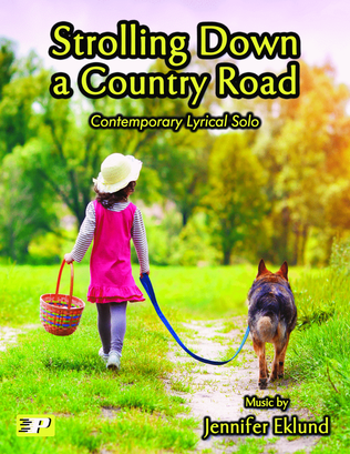 Book cover for Strolling Down a Country Road (Lyrical Piano Solo)