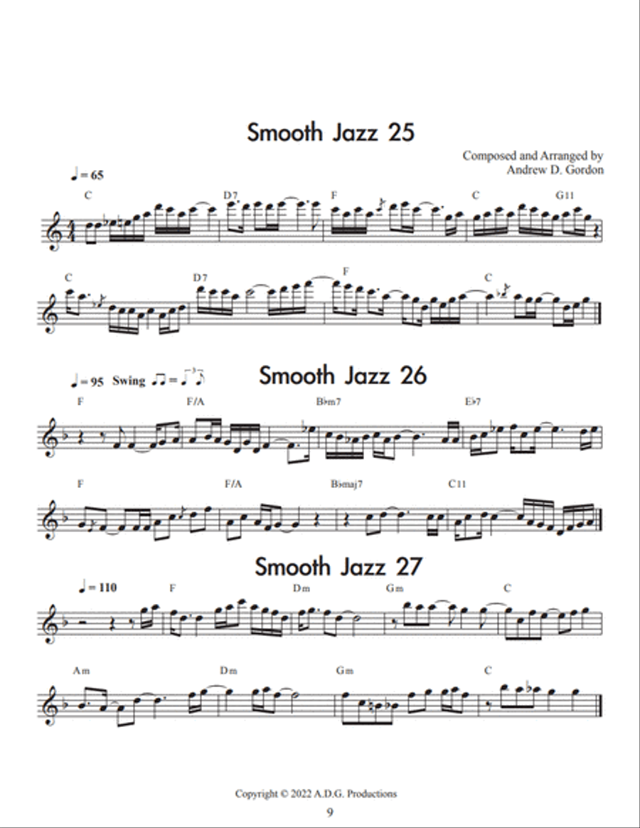 100 Ultimate Smooth Jazz Riffs for Violin Violin Solo scores gallery preview page 2